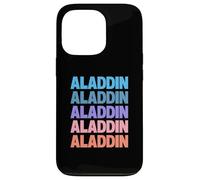 Funny Modern Repeated Text Design Aladdin Carcasa para iPhone 13 Pro