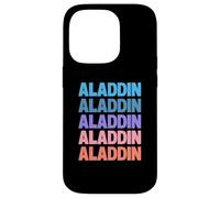 Funny Modern Repeated Text Design Aladdin Carcasa para iPhone 14 Pro