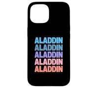 Funny Modern Repeated Text Design Aladdin Carcasa para iPhone 15