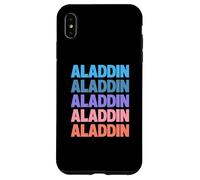 Funny Modern Repeated Text Design Aladdin Carcasa para iPhone XS MAX