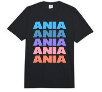 Funny Modern Repeated Text Design Ania Comfort Colors Adult Heavyweight T-Shirt