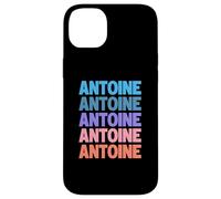 Funny Modern Repeated Text Design Antoine Carcasa para iPhone 14 Plus