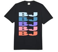 Funny Modern Repeated Text Design BJ Comfort Colors Adult Heavyweight T-Shirt