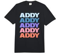 Funny Modern Repeated Text Design First Name Addy Comfort Colors Adult Heavyweight T-Shirt