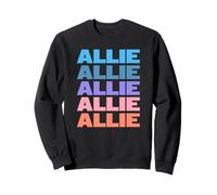 Funny Modern Repeated Text Design First Name Allie Sudadera