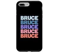 Funny Modern Repeated Text Design First Name Bruce Carcasa para iPhone 7 Plus/8 Plus