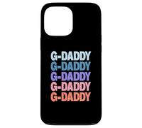 Funny Modern Repeated Text Design G-Daddy Grandpa Granddad Carcasa para iPhone 13 Pro MAX