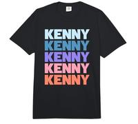 Funny Modern Repeated Text Design Kenny Comfort Colors Adult Heavyweight T-Shirt