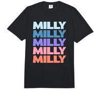 Funny Modern Repeated Text Design Milly Comfort Colors Adult Heavyweight T-Shirt
