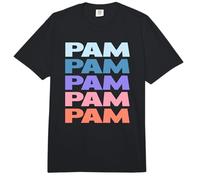 Funny Modern Repeated Text Design Pam Comfort Colors Adult Heavyweight T-Shirt