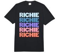 Funny Modern Repeated Text Design Richie Comfort Colors Adult Heavyweight T-Shirt