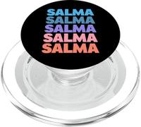 Funny Modern Repeated Text Design Salma PopSockets PopGrip para MagSafe
