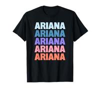 Funny Modern Repetitive Text Design First Name Ariana Camiseta