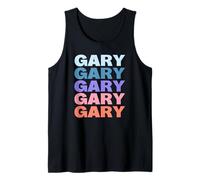 Funny Modern Repetitive Text Design First Name Gary Camiseta sin Mangas