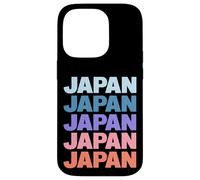Funny Modern Repetitive Text Design Japan Japanese Carcasa para iPhone 14 Pro