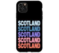 Funny Modern Repetitive Text Design Scotland Edinburgh Carcasa para iPhone 11 Pro MAX