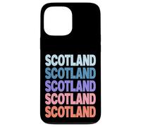 Funny Modern Repetitive Text Design Scotland Edinburgh Carcasa para iPhone 13 Pro MAX
