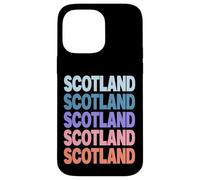 Funny Modern Repetitive Text Design Scotland Edinburgh Carcasa para iPhone 14 Pro MAX