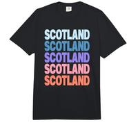 Funny Modern Repetitive Text Design Scotland Edinburgh Comfort Colors Adult Heavyweight T-Shirt