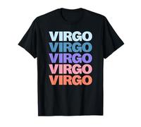 Funny Modern Repetitive Text Design Zodiac Virgo Camiseta