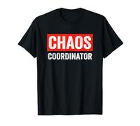 Funny Mom Dad Boss Manager Teacher-Chaos Coordinator Camiseta