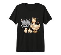 Funny Mom Just a Mom Trying to Keep Her Ducks Humor Camiseta Premium