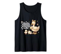 Funny Mom Just a Mom Trying to Keep Her Ducks Humor Camiseta sin Mangas