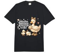 Funny Mom Just a Mom Trying to Keep Her Ducks Humor Comfort Colors Adult Heavyweight T-Shirt