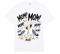 Funny Mom Seagull Mothers Day Humor Mama Bird Comfort Colors Adult Heavyweight T-Shirt