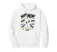 Funny Mom Seagull Mothers Day Humor Mama Bird Sudadera con Capucha