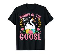 Funny Mommy of The Silly Goose 1er Birthday Girl Family Duck Camiseta