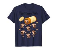 Funny Monkey My Happy Pills Animal Lover Niños Niñas Niños Camiseta