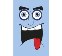 Funny Monster Notebook: Lined Journal with Date Box |120 Cute Cartoon Face Writing Notebook | 5.5 x 8.5 Inches: A Fun and Creative Lined Notebook for ... Work, Journaling, Notes, and Everyday Writing