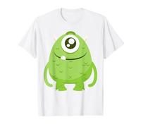 Funny Monster tee Shirt, Halloween Monster Graphic Design Camiseta gráfica económica, Hombre, Blanco, L