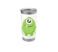Funny Monster Tee shirt, Halloween Monster Graphic Design Vaso térmico de acero inoxidable de doble pared