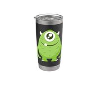 Funny Monster Tee shirt, Halloween Monster Graphic Design Vaso térmico de acero inoxidable de doble pared