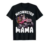 Funny Monster Truck Mamá Gato Mujeres Monster Truck Mamá Fiesta Camiseta