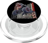 Funny Monster Truck Offroad Kaiju Monstruo Japonés PopSockets PopGrip para MagSafe