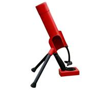 Funny Mortar Beer Bottle Opener Push Down Bottle Opener for Beer and Soda Bottles Hands Free Beer Cap Launcher Bar Accessories Gift for Men Home Party Decor(Red)