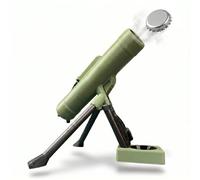 Funny Mortar Beer Bottle Opener Push Down Bottle Opener for Beer and Soda Bottles Hands Free Beer Cap Launcher Bar Accessories Gift for Men Home Party Decor(Green)