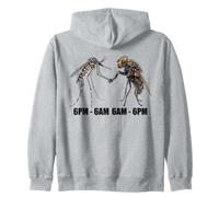 Funny Mosquito and Fly Night Shift Day Shift Meme Sudadera con Capucha