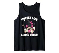 Funny Mothers Day GNOME Saying For Wine Mom and Cat Lover Camiseta sin Mangas