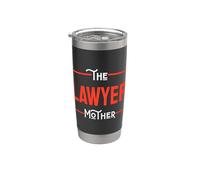 Funny Mothers The Lawyer Madre Abogado Legal Día de la Madre Vaso térmico de acero inoxidable de doble pared