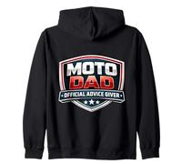 Funny Moto Dad Consejos Oficiales Dador Motocross Día del Padre Sudadera con Capucha