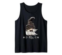 Funny Mr & Mrs GNOME For Matching Couples with GNOME Groom Camiseta sin Mangas