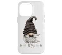 Funny Mr & Mrs GNOME For Matching Couples with GNOME Groom Carcasa para iPhone 14 Pro MAX
