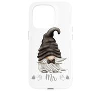 Funny Mr & Mrs GNOME For Matching Couples with GNOME Groom Carcasa para iPhone 15 Pro