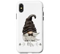 Funny Mr & Mrs GNOME For Matching Couples with GNOME Groom Carcasa para iPhone X/XS