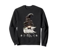 Funny Mr & Mrs GNOME For Matching Couples with GNOME Groom Sudadera