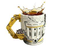 Funny Mugs - Reusable Resin Drinkware, Demolition Taza, Daily Beverage Use for Tea, Coffee, Water, Milk, Hot or Cold Drinks, Men, Women, Coworkers, Home, Work, 5,51 x 3,54 x 4,33 pulgadas